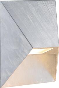 Nordlux - Външно стенно осветително тяло PONTIO 1xGU10/25W/230V IP54 сребристо