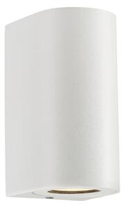 Nordlux - Външно стенно осветително тяло CANTO 2xGU10/28W/230V IP44 бяло