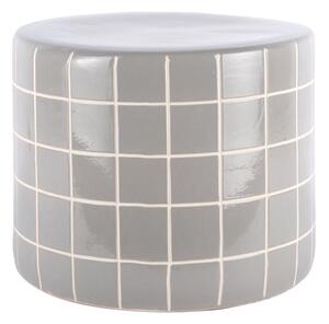 Керамична кръгла странична масичка ø 42 cm Retro Tiles – Leitmotiv