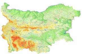 Фототапет карта на България