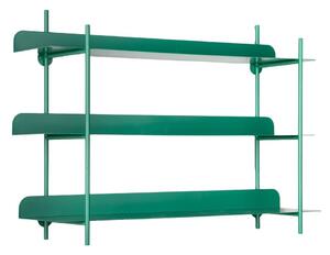 Зелен на няколко нива метален стенен рафт 60 cm Cool Retro – PT LIVING