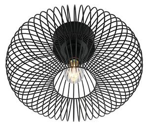 Nordlux - Таванно осветително тяло BERONI 1xE27/60W/230V Ø 40,3 см, черно