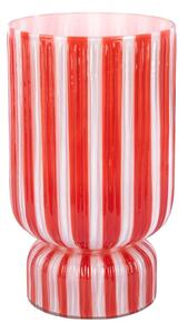 Червена стъклена ваза (височина 26 cm) Rayado Retro – PT LIVING