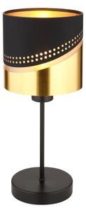 Globo 54046T - Настолна лампа OR 1xE27/40W/230V Ø 16 см черен/златист