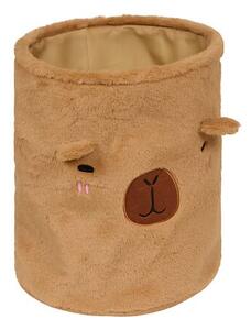 Детски кош за играчки atmosphera Capy, Полиестер, Кафяв, 35 cm