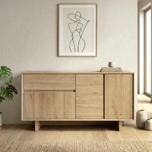 Конзола Capri TopMebel от меламин в цвят сапфирен дъб 146x45x76.5см