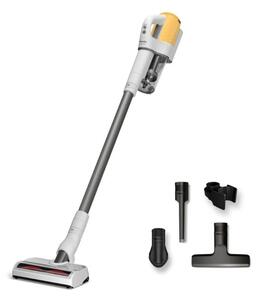 Прахосмукачка Miele Duoflex HX1 Sunset yellow, вертикална/ръчна, безжична, 0.3л. капацитет на контейнера, до 55 минути време на работа, бяла