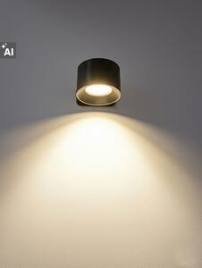 Sinsay - Самозалепваща LED стенна лампа - черeн