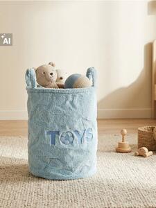 Sinsay - Кош за съхранение с надпис TOYS - светлосиньо