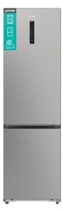 Хладилник с фризер Gorenje NRB620E61X4WFE, клас E, 413 л. общ обем, свободностоящ, 284 kWh/годишно, MultiFlow 360°, CrispZone, AdaptTech, сив
