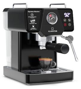 Klarstein Кафемашина с лост Libeica, 1350 W, 19 бара, сензорно управление, неръждаема стомана, сензор за налягане и температура