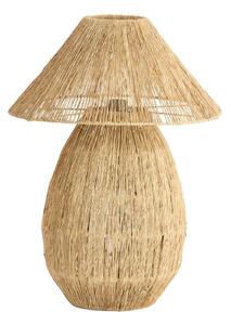 Настолна лампа в естествен цвят с абажур от юта (височина 55 cm) Maruva – Light & Living