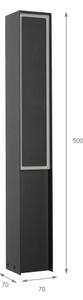 LED външна лампа MODO LED/8W/230V 4000K IP54 50 см черна