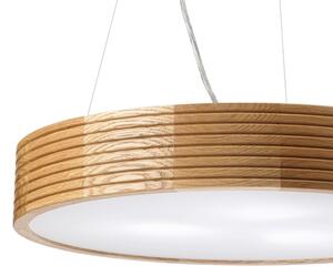 Brilagi - LED полилей на кабел CARVALHO MODERN 3xE27/60W/230V дъб Ø 47,5 см