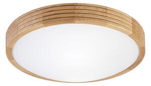 Brilagi - LED таванно осветително тяло CARVALHO MODERN SLIM, 2xE27/60W/230V, Ø 37,5 см, дъб