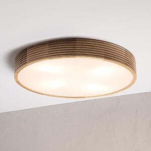 Brilagi - LED таванен плафон CARVALHO MODERN 4xE27/60W/230V дъб Ø 57,5 см