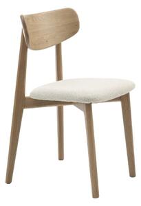 Трапезен стол в кремав и естествен цвят Elim – Unique Furniture