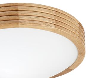 Brilagi - LED таванен плафон CARVALHO MODERN SLIM 1xE27/60W/230V Ø 27,5 см дъб