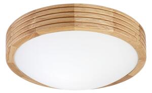 Brilagi - LED таванен плафон CARVALHO MODERN SLIM 1xE27/60W/230V Ø 27,5 см дъб
