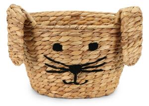 Детска кошница за играчки от воден зюмбюл естествена ø 35x26 cm Rabbit – Compactor