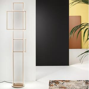 Ondaluce - димируема LED подова лампа DOWEL LED/77W/230V 166 cm златна