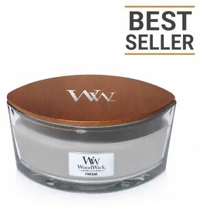 WoodWick Fireside ароматна свещ с дървен фитил