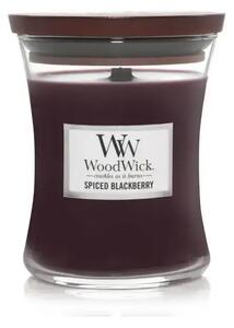 Ароматна свещ WoodWick Spiced Blackberry Medium 275 г