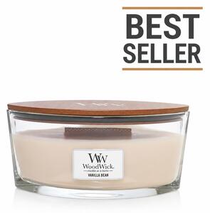 WoodWick Vanilla Bean ароматна свещ с дървен фитил