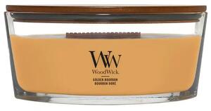 WoodWick Golden Bourbon ароматна свещ с дървен фитил