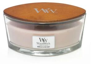 WoodWick Vanilla & Sea Salt ароматна свещ с дървен фитил