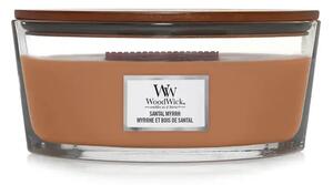 WoodWick Santal Myrrh ароматна свещ с дървен фитил