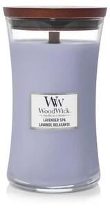 Ароматна свещ WoodWick Lavender Spa Large 610 г