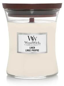 Ароматна свещ WoodWick Linen Medium 275 г
