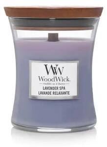 Ароматна свещ WoodWick Lavender Spa Medium 275 г