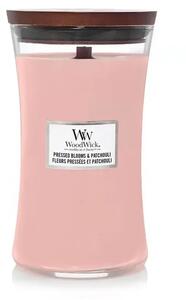 Ароматна свещ WoodWick Pressed Blooms and Patchouli Large 610 г