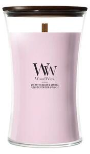WoodWick Cherry Blossom & Vanilla Large Jar Ароматна Свещ