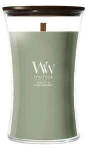 WoodWick Verdant Fig Large Jar Ароматна Свещ