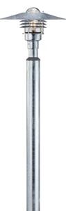 Nordlux - Външна лампа VEJERS 1xE27/60W/230V IP54 сребриста 130 см