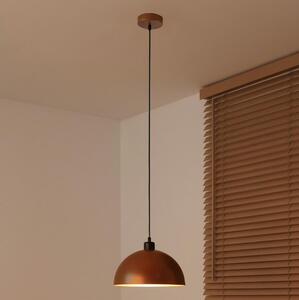 Duolla - Полилей на кабел IRONLINE 1xE27/15W/230V Ø 27 см меден/черен