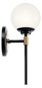 Kichler KL-BENNO1-BK-CPZ - LED осветително тяло за баня BENNO 2xG9/3W/230V златисто IP44