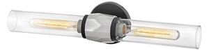 Hinkley HK-ELLISON2-BK-BN -Осветително тяло за баня ELLISON 2xE27/40W/230V IP44 черно
