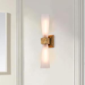 Elstead KRISTY-2WB-DG-OPAL-LED Осветително тяло за баня KRISTY 2xG9/4W/230V IP44 медно