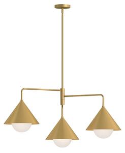 Alora Mood ALM-REMYCK3-GD - Полилей на прът REMYCK 3xE27/60W/230V златист