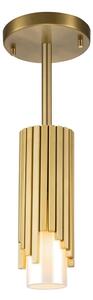 Elstead MARVELE-MP-AB-OPAL - Полилей на тръба MARVELE 1xE14/40W/230V златен