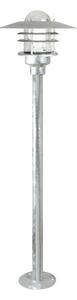 Nordlux - Външна лампа AGGER 1xE27/60W/230V IP54 сребърна 83 см