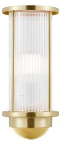 Nordlux - Външно стенно осветително тяло LINTON 1xE27/15W/230V IP54 месинг