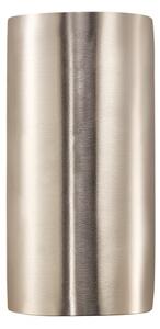 Nordlux - Външно стеннo осветително тяло CANTO 2xGU10/28W/230V IP44 неръждаема стомана