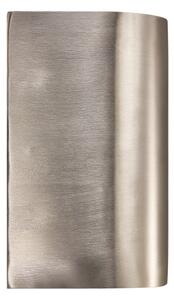 Nordlux - Външно стеннo осветително тяло CANTO 2xGU10/28W/230V IP44 неръждаема стомана
