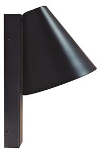 Nordlux - Стенна лампа с USB WILMER 1xE14/40W/230V черна