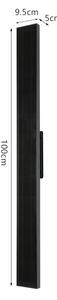 Brilagi - Соларно стенно LED осветително тяло SUN LED/5,5W/230V 100 см 6000 mAh IP44
